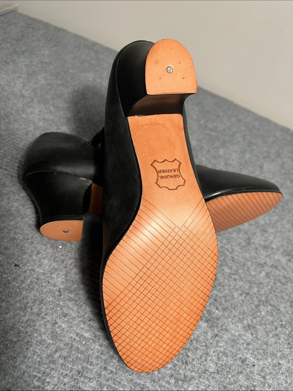 Capezio Black Girls Mary Jane Ankle-Strap Dance Shoes NARROW